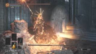 Dark Souls 3 - Aldritch, Devourer of Gods Boss Fight Walkthrough [1080P HD]