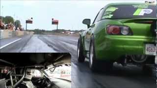 8 second 4g63 S2K drag race, 8.93 @ 155mph - Infamous Performance 2012 DSM Shootout