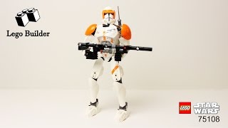 Lego Star Wars 75108 Clone Commander Cody - Lego Speed Build