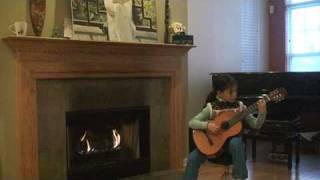 Helen Hu in Chicago Illinois play Vals Espanol  of Jose Ferrer   of book 5 of suzuki