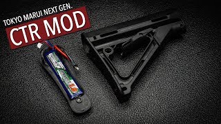 Run a CTR Stock on your Tokyo Marui Next Gen. Recoil Shock AEG! DIY ?