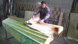 Переделка «Пеликана» в «Пеликан-М», Часть-5. Работаем с эпоксидной смолой и стеклотканью.
