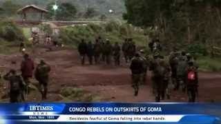 Congo rebels on outskirts of Goma