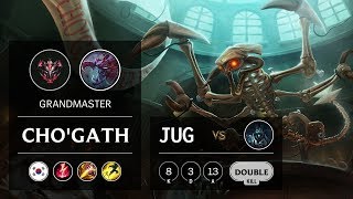 Cho'Gath Jungle vs Karthus - KR Grandmaster Patch 9.11