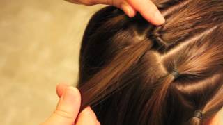トップシィテールを使ってヘアアレンジ ２　Hair style with TopsyTail Part 2