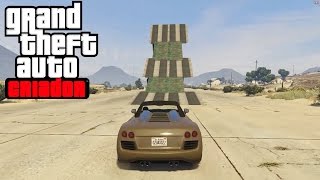 GTA V Criador: Como fazer uma Mega rampa de Container (Estilo Lord)
