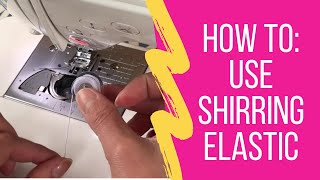 How To Shirr Fabric With Elastic Thread | Shirring Tutorial