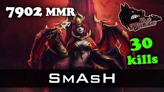 SmAsH Queen of Pain 7902 MMR Ranked Dota 2