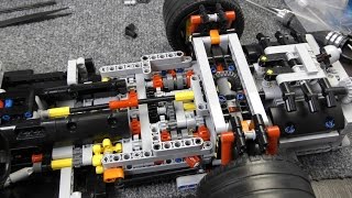 VLOG #6 Дура на соревнованиях, копия Lego Porsche 911 GT3, делаем цепи для колёс!