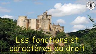 Les fonctions et caractères du droit