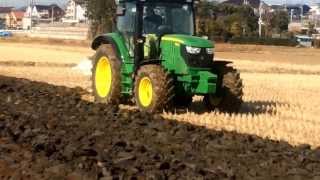 JD6105R＋プラウ（水田）