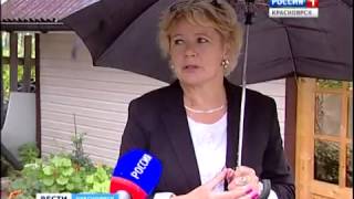 В Свердловском районе Красноярска, садовое товарищество "Медик" навестили медведи