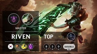 Riven Top vs Shen - KR Master Patch 9.13