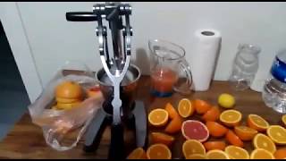 Emsan döküm narenciye sıkacağı uygulamalı inceleme