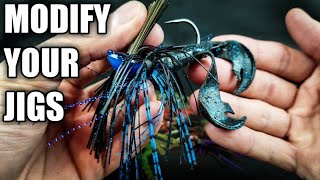 5 Jig Modifications to Help Beginners (Bass Fishing Tips)