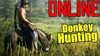 INFINITE STAMINA! How to Get A Donkey Mount in Red Dead Online - Red Dead Redemption 2 Gameplay