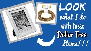 LOOK what I do with these DOLLAR TREE ITEMS!!!!! Pottery Barn DUPE!!!