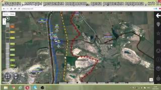 Обзор карты боевых действий на Донбассе от 15.07.2016 г.