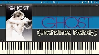 THE RIGHTEOUS BROTHERS - UNCHAINED MELODY GHOST - PIANO TUTORIAL