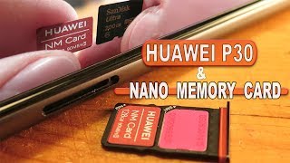 Huawei P30  & Nano Memory Card (How to Insert, X ray photos)