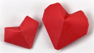 КАК СДЕЛАТЬ ОБЪЁМНОЕ 3D СЕРДЦЕ "ВАЛЕНТИНКУ" ИЗ БУМАГИ НА ДЕНЬ СВЯТОГО ВАЛЕНТИНА (ЛЁГКОЕ ASMR БУМАГА)