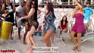Танцы и конкурсы на пляже (из серии танцы на пляже Бразилии)