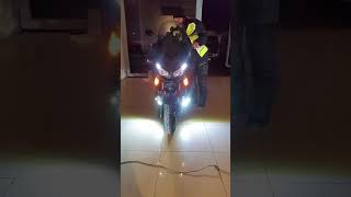 Xmax 250 led xenon Sis farı uygulaması