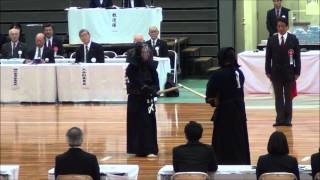 熊本(〆 一司) 対 福岡(江田一生) 第62回 全日本都道府県対抗剣道優勝大会　決勝戦　中堅