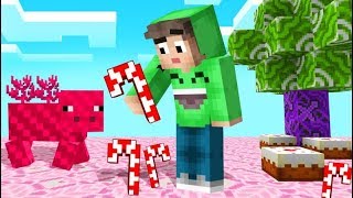 MINECRAFT But THE WORLD = CANDY! (Yummy)