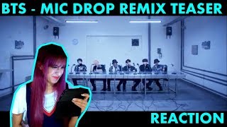 [PESADÃO] REACTION - BTS (방탄소년단) 'MIC Drop (Steve Aoki Remix)' Official Teaser
