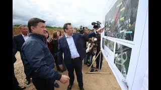 Воробьев проинспектировал строительство западной объездной дороги Сергиева Посада
