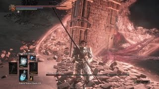 Dark Souls 3 - Sorceries Only Boss Fight #33 - Slave Knight Gael (Pestilent Mercury Method) (SL:100)