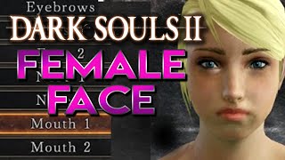 Dark Souls 2 Female Face Tutorial (Default Preset) Character Creation Guide