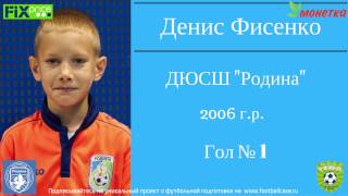 Денис Фисенко (ДЮСШ "Родина" 2006 г.р.) . Лучший гол в летнем первенстве Москвы 2016 года