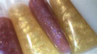 DIY GLITTER LIP GLOSS (TINTED COLORS)