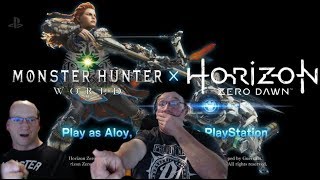 PLAY AS ALOY! Reacting to the Monster Hunter World PGW 2017 Trailer! Exclusive DLC!