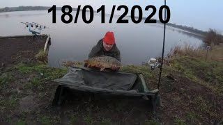 Зимний карпфишинг. Ловля карпа зимой в Литве. 18.01.2020г.