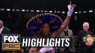 Colbert defeats Corrales for interim WBA Super Featherweight belt | HIGHLIGHTS | PBC ON FOX
