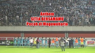 Merinding!! ANTHEM 'SETIA BERSAMAMU' PERSELA PECAH DI STADION MAGUWOHARJO KANDANG PSS
