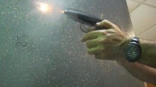EG Makarov with 22lr conversion kit rapid fire