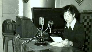 1950년대 방송, 윤영중 인기 여성 아나운서  그때 그방송 그 목소리