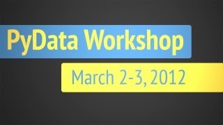 2012 PyData Workshop: Data Analysis in Python with Pandas