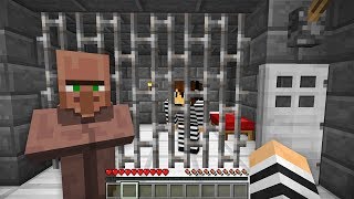 ЖИТЕЛИ ПОСАДИЛИ МЕНЯ В ТЮРЬМУ В МАЙНКРАФТ 100% ТРОЛЛИНГ ЛОВУШКА MINECRAFT ПОБЕГ ИЗ ТЮРЬМЫ