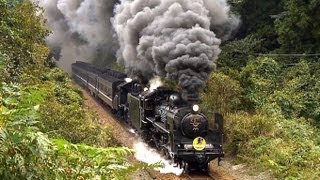 SLやまぐち号 重連運転2012　秋の日、二重奏が響く