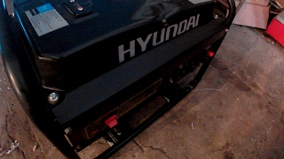 Запуск бензинового генератора Hyundai HHY3000