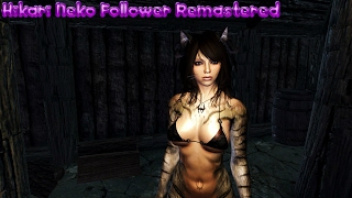 Skyrim: Hikari Neko Follower Remastered.