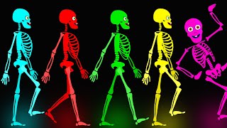 Midnight Magic - Five Skeletons Went Out One Night | Fun Skeletons Adventures Binge Compilation