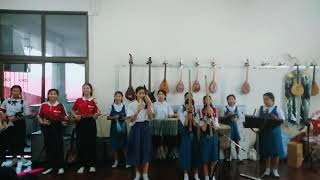 ซ้อมหลังเลิกเรียน บรรเลง ลายลมพัดพร้าว วงโปงลางเพชรดอกคูณ [ครูนัท ดนตรีอีสาน]