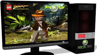 XENIA Xbox 360 Emulator - Lego Indiana Jones (2008). Gameplay. Master-Build. Test #1