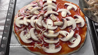 Вкуснейшая Пицца с курицей и грибами / Пошаговый рецепт
